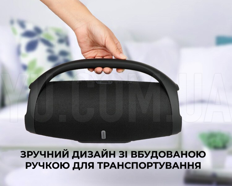 Портативна колонка Bluetooth Boombox B15 з LED-підсвічуванням та підтримкою USB/MicroSD/FM-радіо Портативна колонка Bluetooth Boombox B15 з LED-підсвічуванням та підтримкою USB/MicroSD/FM-радіо